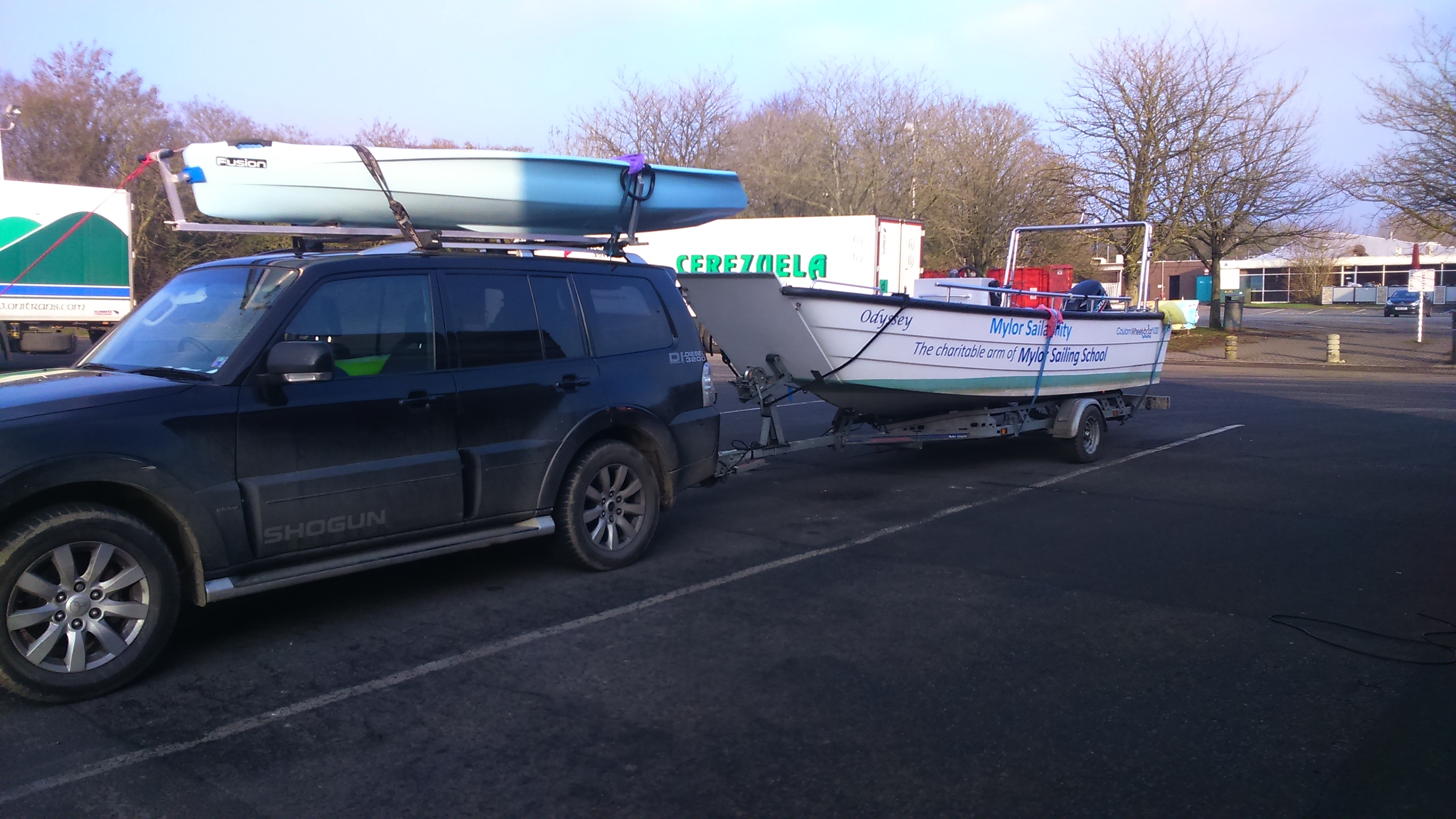 Wheelyboat Mylor Sailability engine upgrade