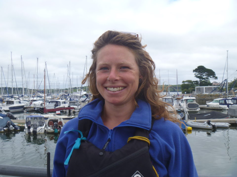 Lucy Goodman portrait photo instructor at Mylor Sailing School Falmouth cornwall