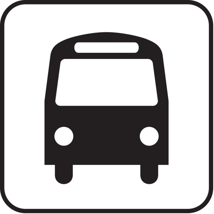 Easy read bus icon