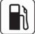 Easy read petrol station icon